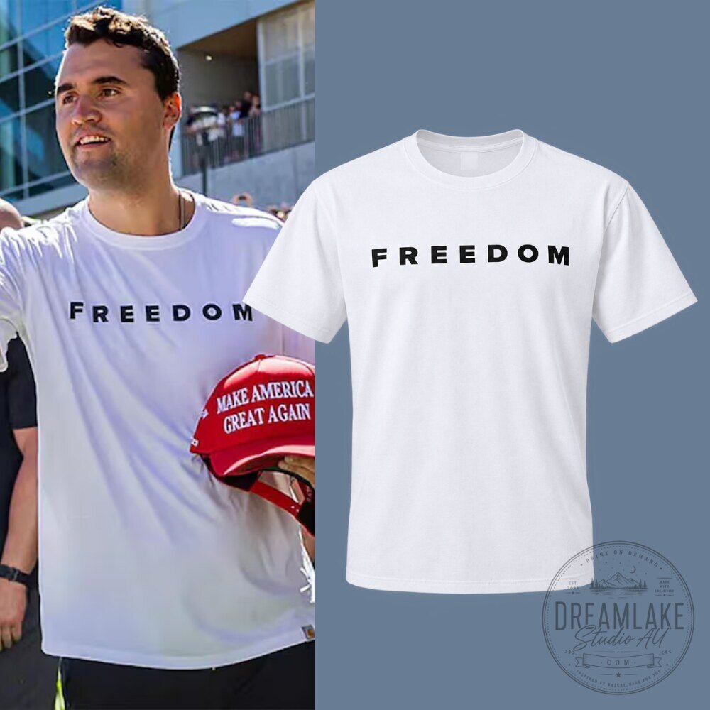 "Top Trending Apparel: Shirts, Beanies, Zelda Necklace, and More" 41 Charlie Kirk Freedom Shirt