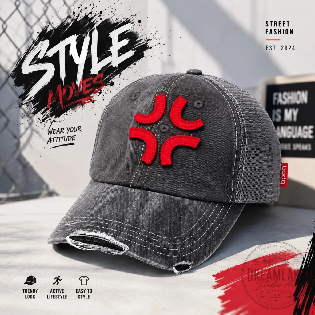 Angry Trucker Grey Hat Angry Trucker Grey Hat