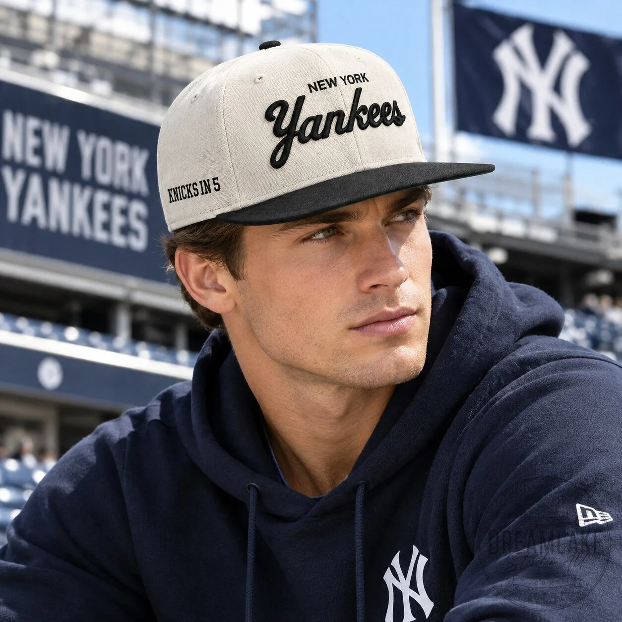 Knicks In 5 Yankees Snapback Hat 9 Knicks In 5 Yankees Snapback Hat