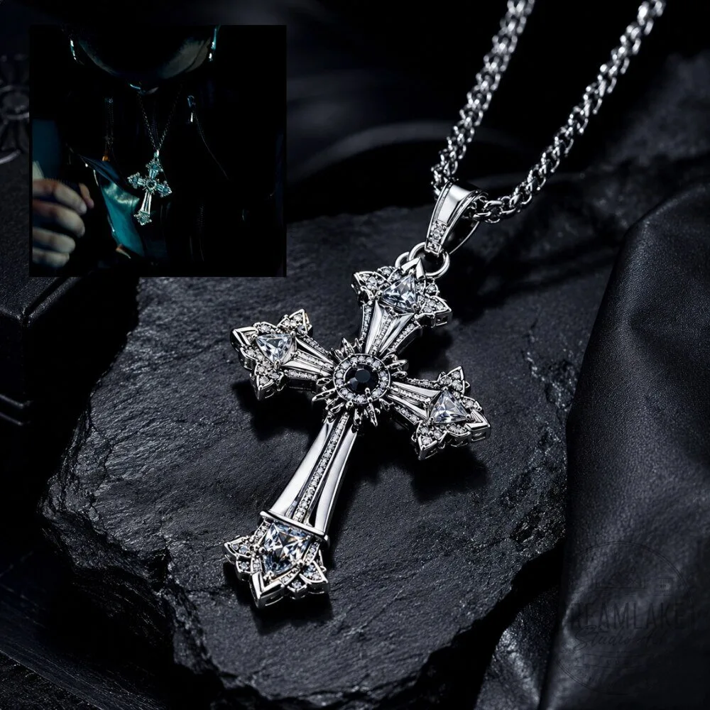 Gothic Crystal Cross Pendant Necklace Jewelry 2026 10 Gothic Crystal Cross Pendant Necklace Jewelry 2026
