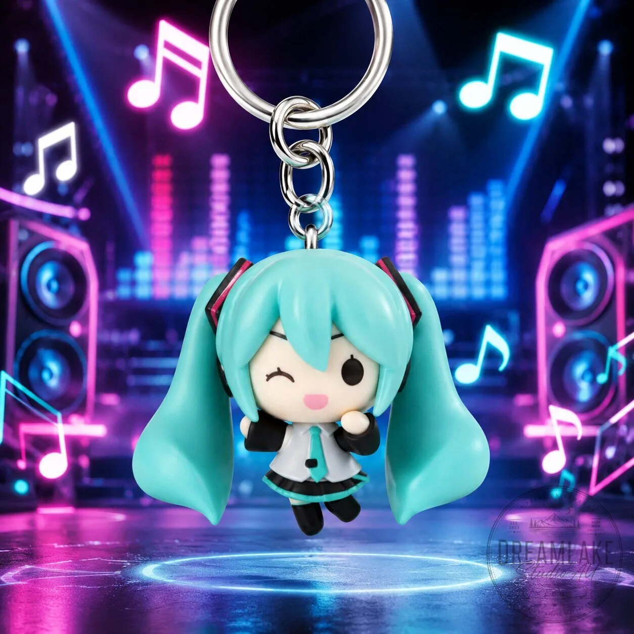 Hatsune Miku Cute Chibi Keychain 4 Hatsune Miku Cute Chibi Keychain