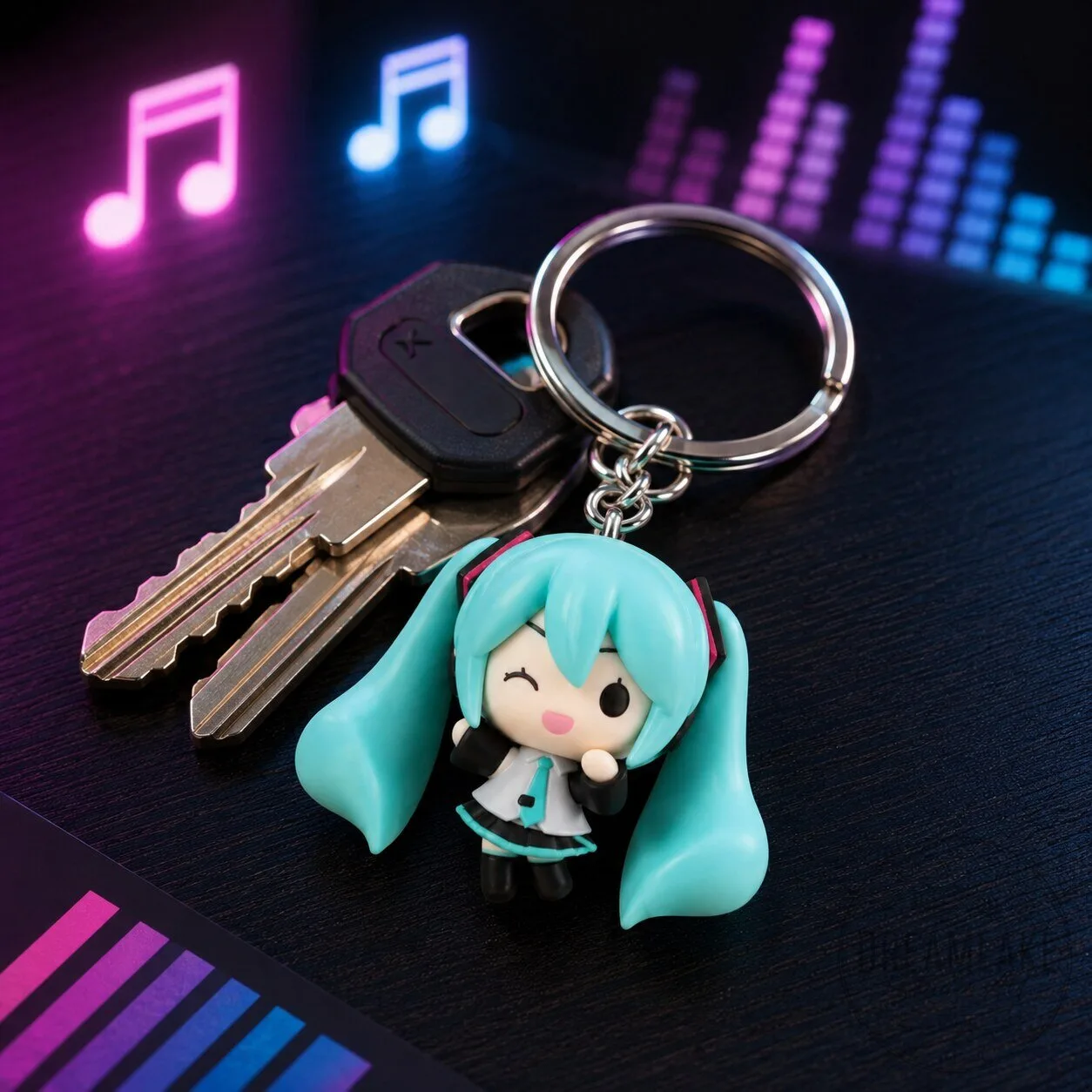 Hatsune Miku Cute Chibi Keychain 8 Hatsune Miku Cute Chibi Keychain