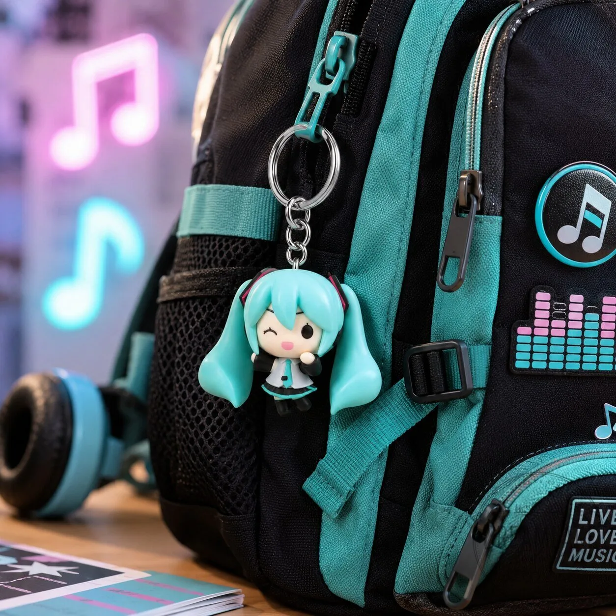 Hatsune Miku Cute Chibi Keychain 9 Hatsune Miku Cute Chibi Keychain