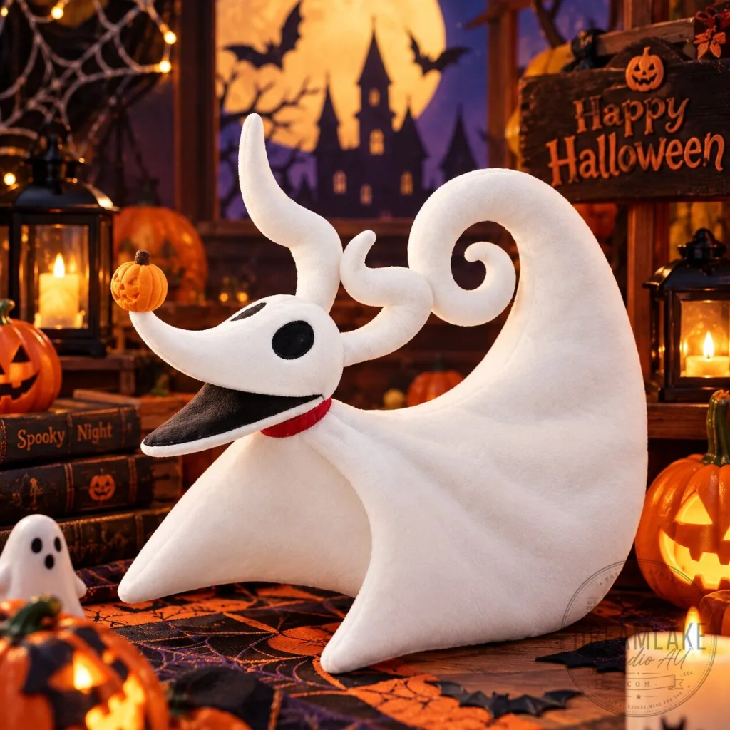 The Nightmare Before Chrismas Ghost Dog Plush Toy The Nightmare Before Chrismas Ghost Dog Plush Toy