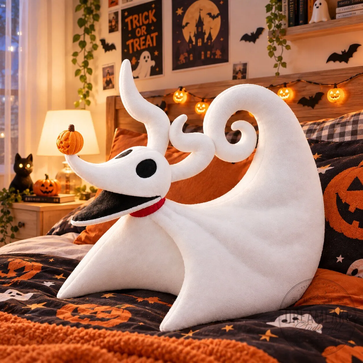 The Nightmare Before Chrismas Ghost Dog Plush Toy 8 The Nightmare Before Chrismas Ghost Dog Plush Toy