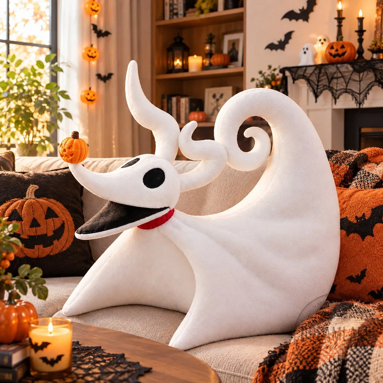 The Nightmare Before Chrismas Ghost Dog Plush Toy 9 The Nightmare Before Chrismas Ghost Dog Plush Toy