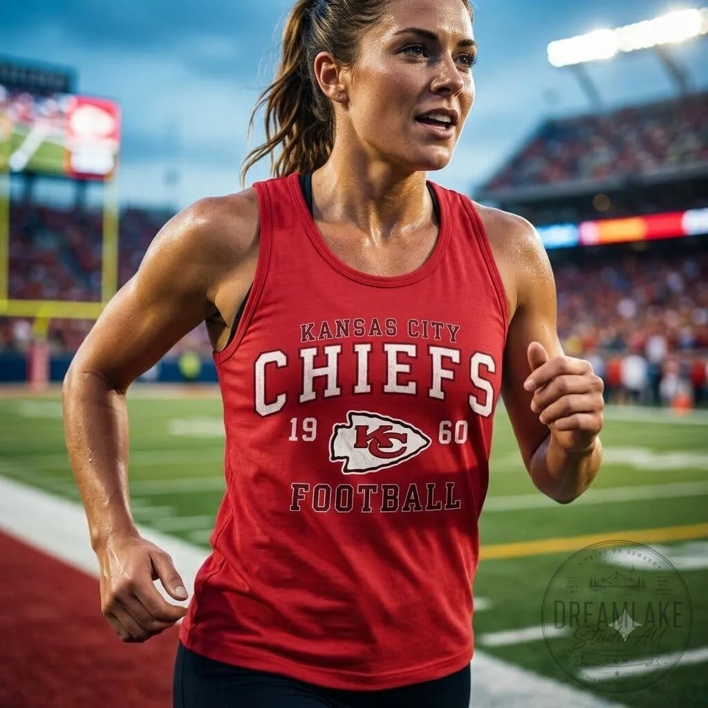Kansas City Chiefs 1960 Football Tank Top 11 Kansas City Chiefs 1960 Football Tank Top