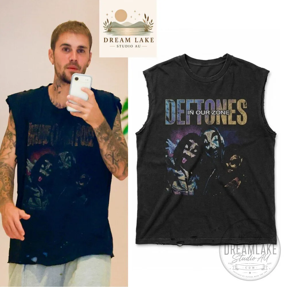 "Shop Trendy Apparel: Sweatshirts, Tank Tops, Jerseys, Shirts, Polos" 3 Justin Bieber Deftones Tank Top