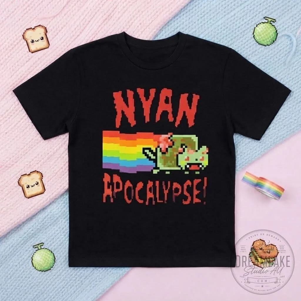 Nyan Apocalypse Zombie Cat Shirt