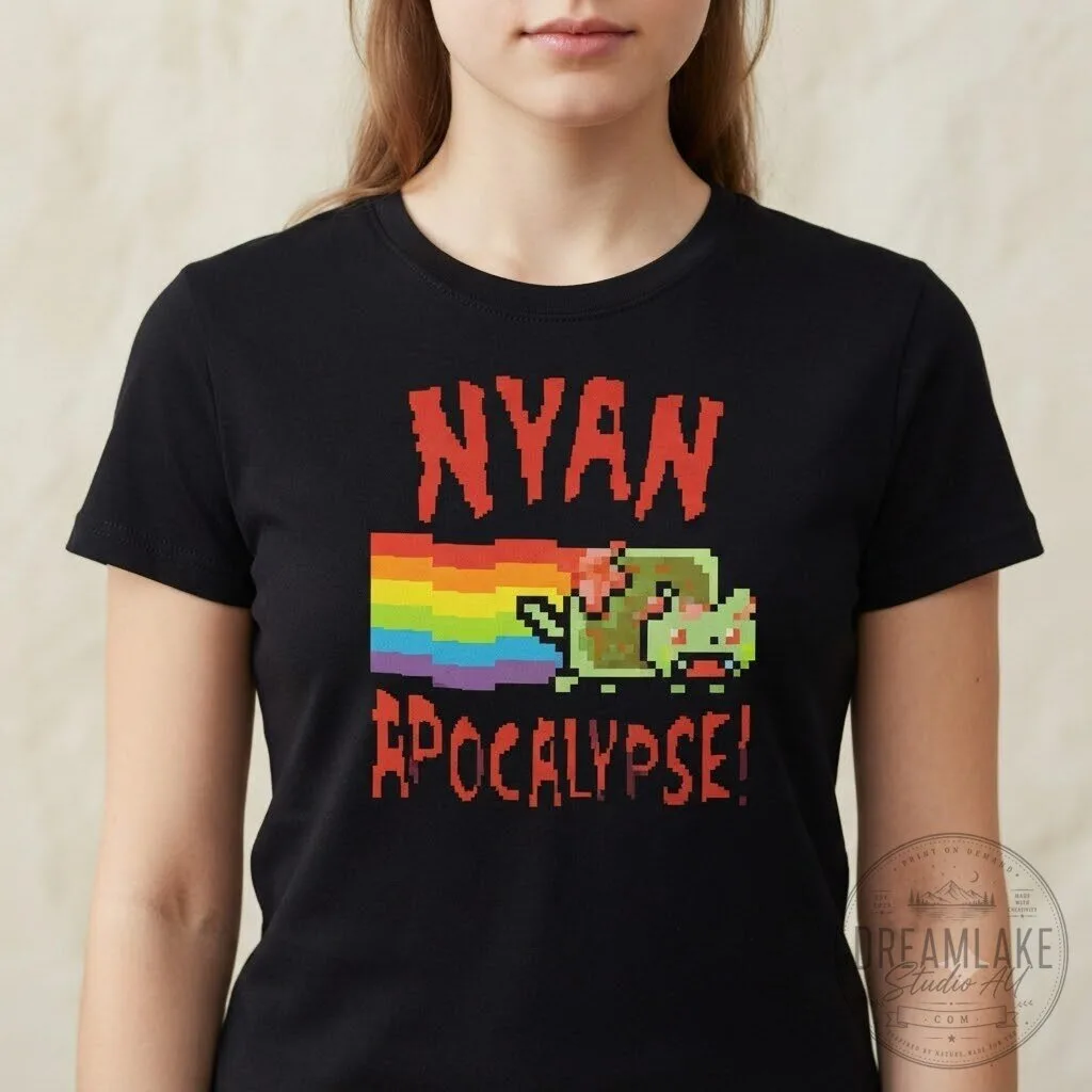 Nyan Apocalypse Zombie Cat Shirt 13 Nyan Apocalypse Zombie Cat Shirt