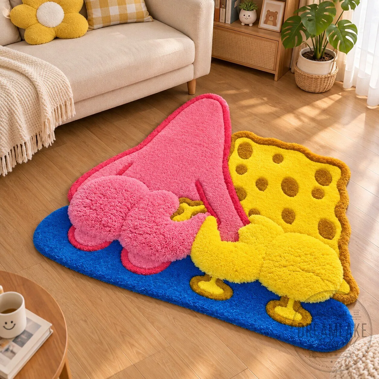 Cute Patrick Star And SpongeBob Butt Bedroom Rugs & Playful Room Decor 2026