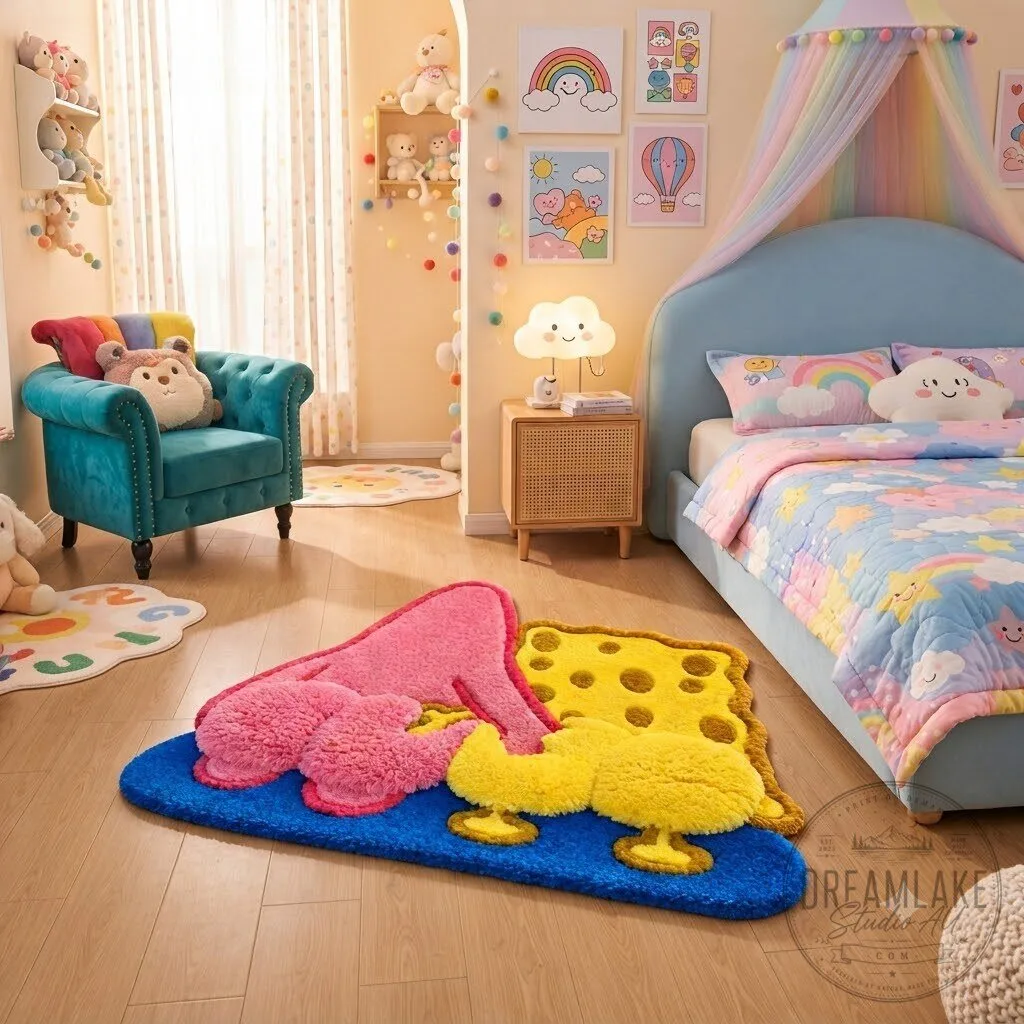 Cute Patrick Star And SpongeBob Butt Bedroom Rugs & Playful Room Decor 2026 8 Cute Patrick Star And SpongeBob Butt Bedroom Rugs & Playful Room Decor 2026