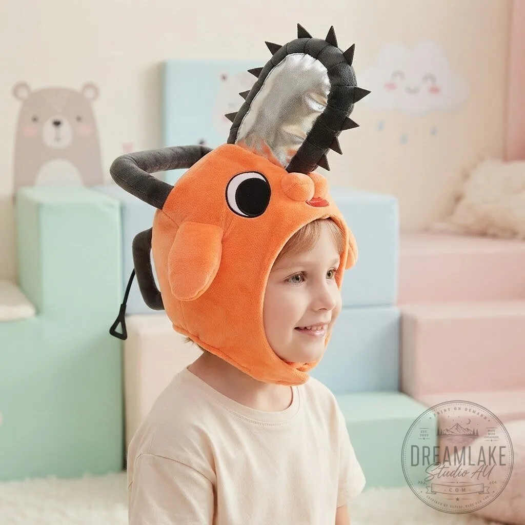 Kigurumi Cap Pochita Chainsaw Man 10 Kigurumi Cap Pochita Chainsaw Man