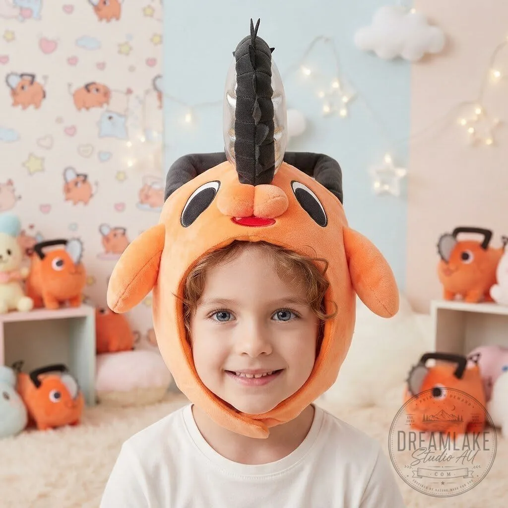 Kigurumi Cap Pochita Chainsaw Man 11 Kigurumi Cap Pochita Chainsaw Man