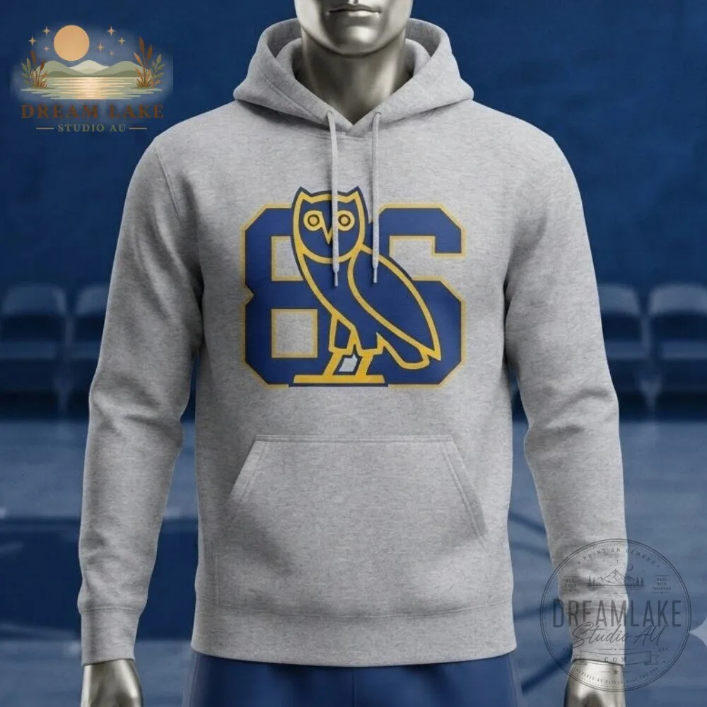 OVO x Degrassi Owl Graphic Grey Hoodie