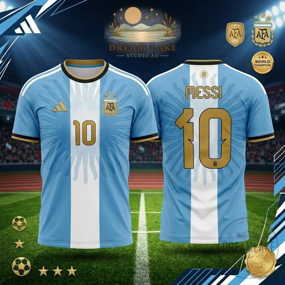 Adidas Argentina Messi 2026 Farewell Shirt