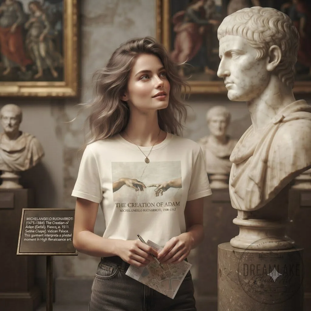 Michelangelo The Creation of Adam Art Shirt 10 Michelangelo The Creation of Adam Art Shirt