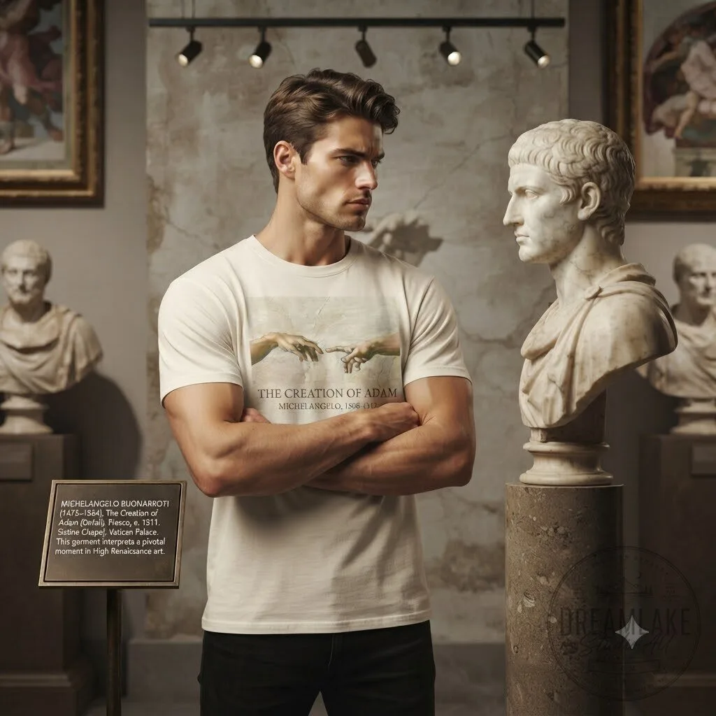 Michelangelo The Creation of Adam Art Shirt 12 Michelangelo The Creation of Adam Art Shirt