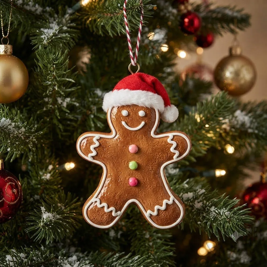 Gingerbread Christmas Tree Decor Ornaments 10 Gingerbread Christmas Tree Decor Ornaments