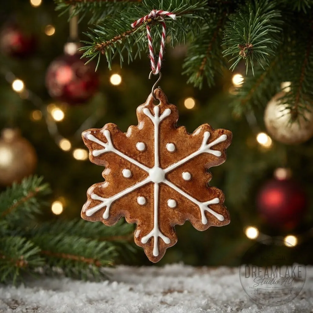 Gingerbread Christmas Tree Decor Ornaments 12 Gingerbread Christmas Tree Decor Ornaments