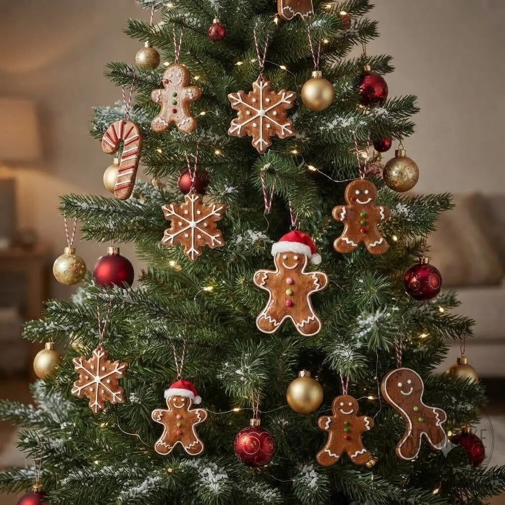Gingerbread Christmas Tree Decor Ornaments 13 Gingerbread Christmas Tree Decor Ornaments