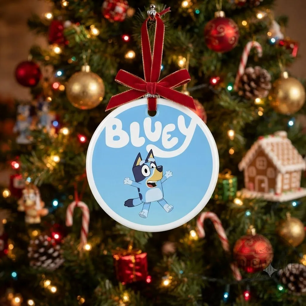 Bluey Christmas Ornament 2026 Kids Cartoon Holiday 9 Bluey Christmas Ornament 2026 Kids Cartoon Holiday