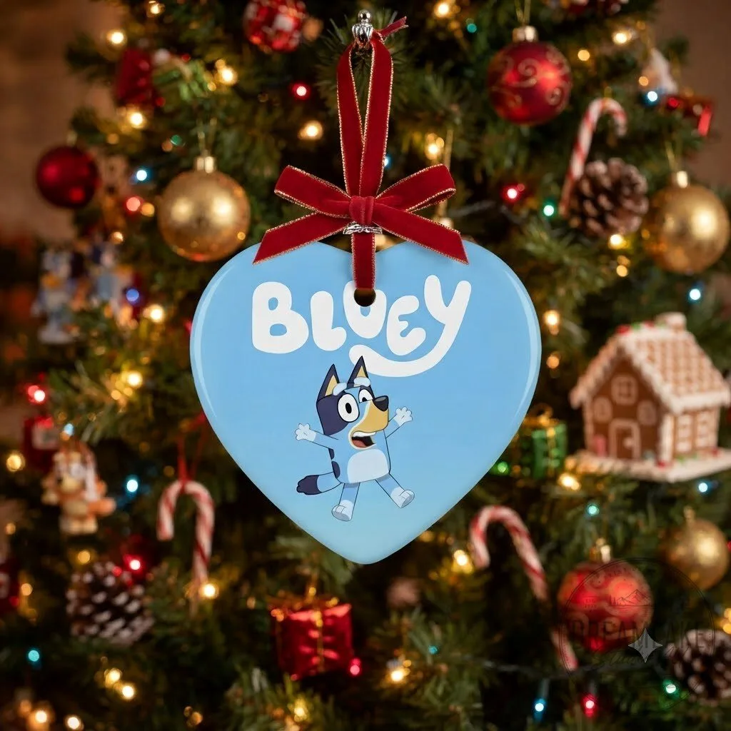 Bluey Christmas Ornament 2026 Kids Cartoon Holiday 11 Bluey Christmas Ornament 2026 Kids Cartoon Holiday