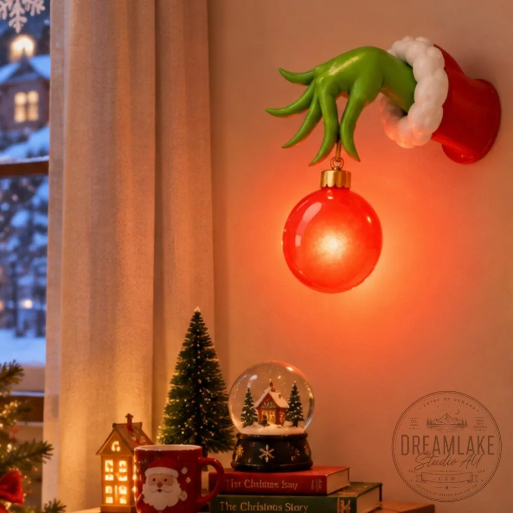 Grinch Hand Holding Red Ornament Wall Mount 2026 9 Grinch Hand Holding Red Ornament Wall Mount 2026