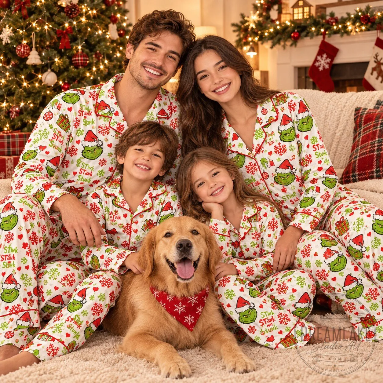 Grinch Stink Stank Stunk Christmas Pajama Set Sleepwear 2026 10 Grinch Stink Stank Stunk Christmas Pajama Set Sleepwear 2026