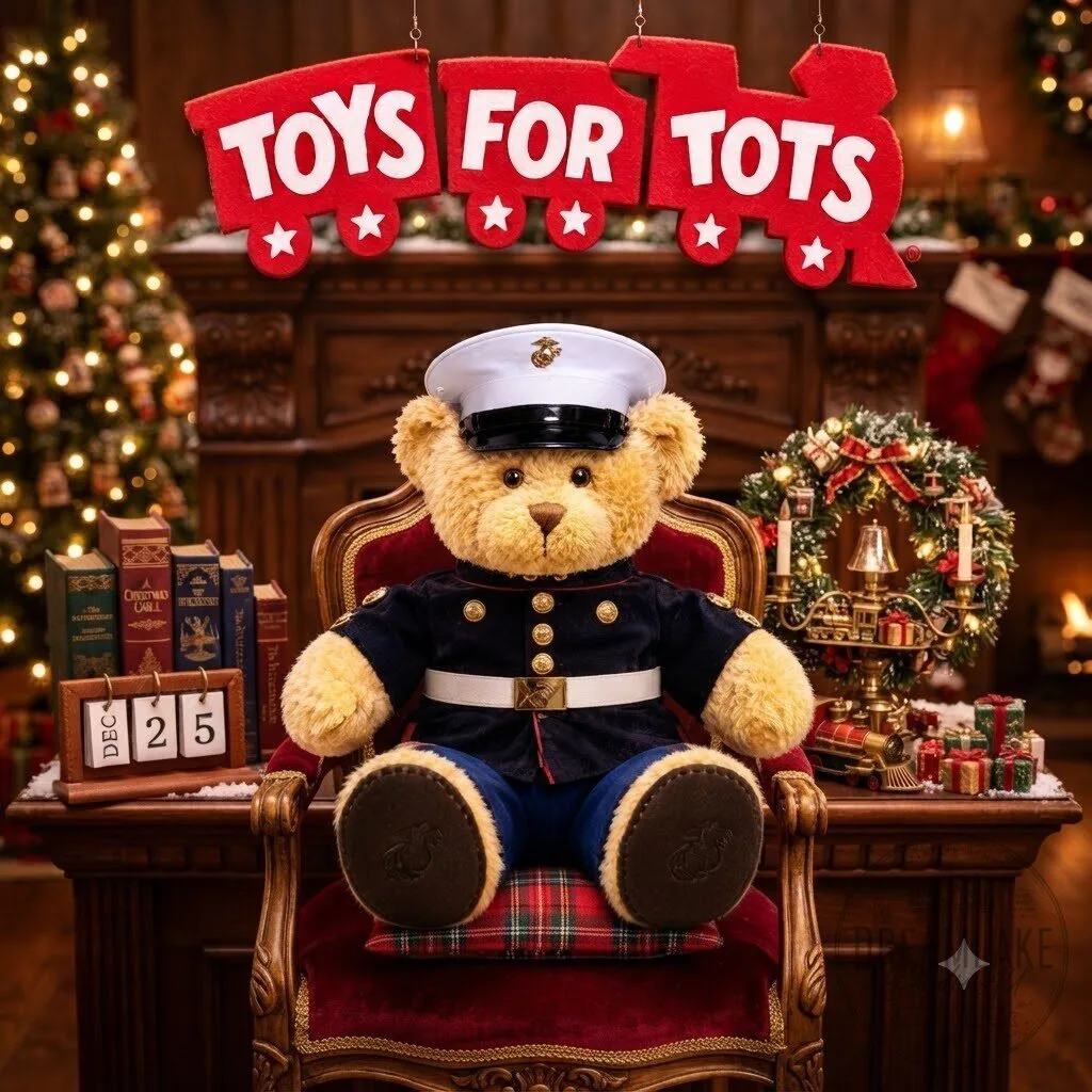 Marines Toys For Tots Christmas Teddy Bear Plush Toy 9 Marines Toys For Tots Christmas Teddy Bear Plush Toy
