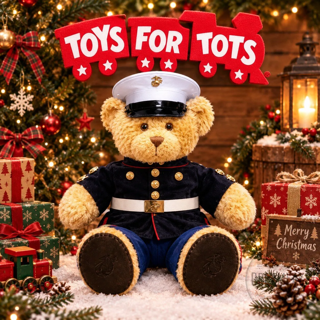 Marines Toys For Tots Christmas Teddy Bear Plush Toy 11 Marines Toys For Tots Christmas Teddy Bear Plush Toy