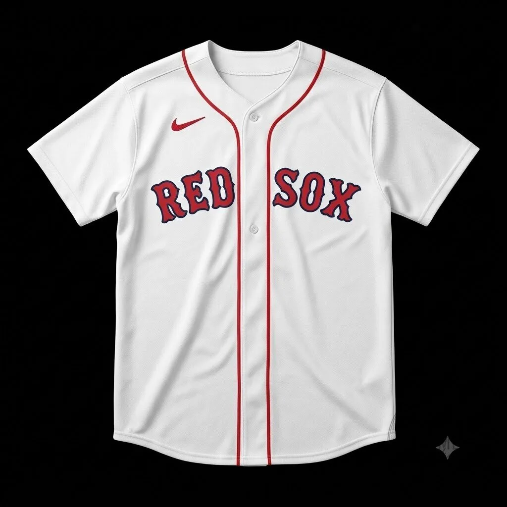 Boston Red Sox Custom White Home Baseball Jersey 12 Boston Red Sox Custom White Home Baseball Jersey