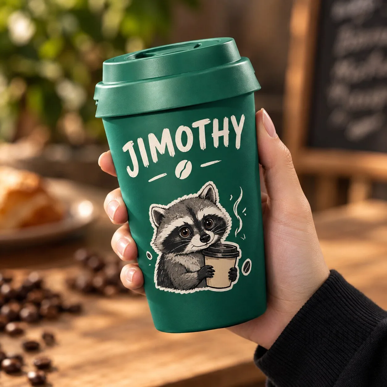 Jimothy Raccoon Coffee Tumbler 8 Jimothy Raccoon Coffee Tumbler