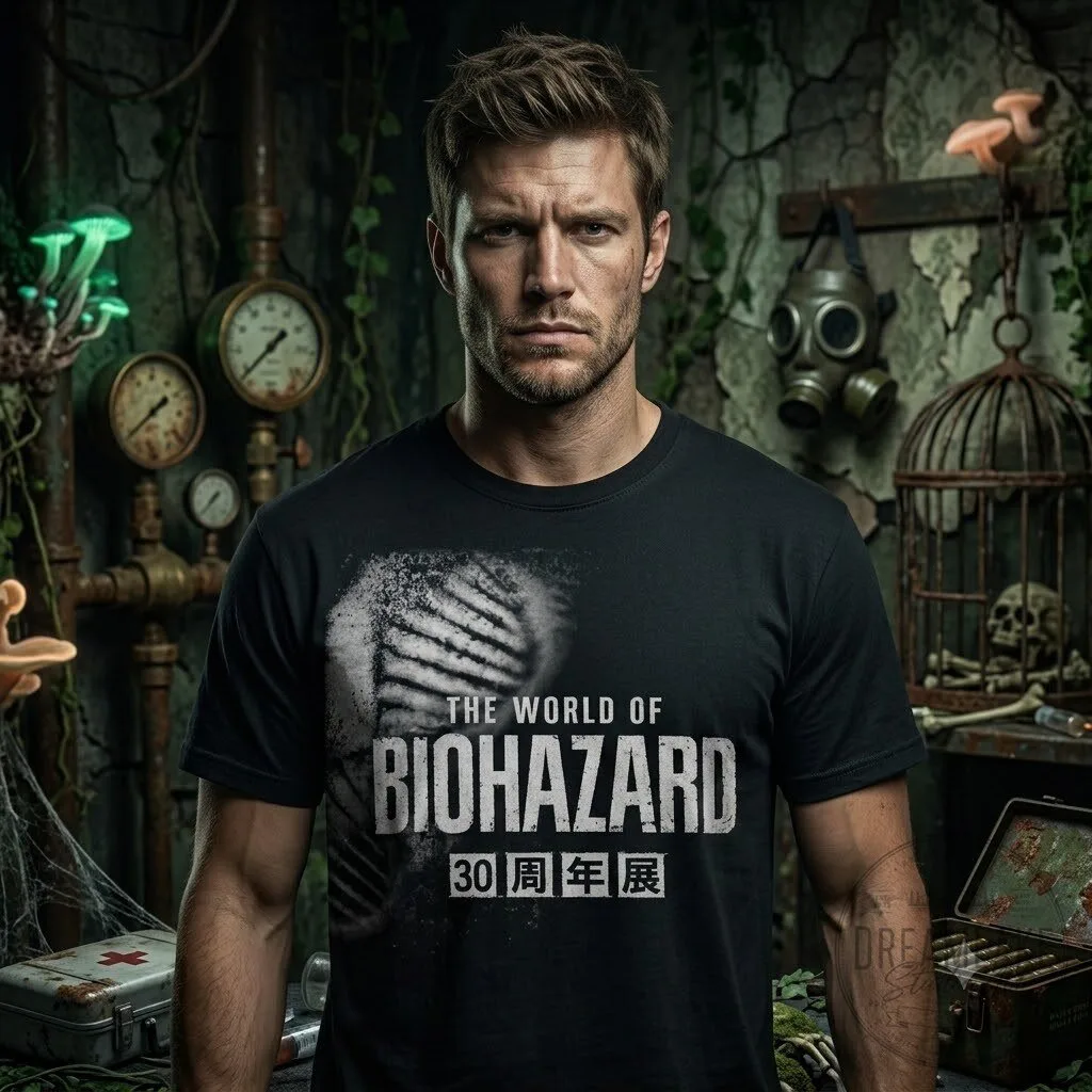 THE WORLD OF BIOHAZARD 30th Anniversary Exhibition Shirt 9 THE WORLD OF BIOHAZARD 30th Anniversary Exhibition Shirt