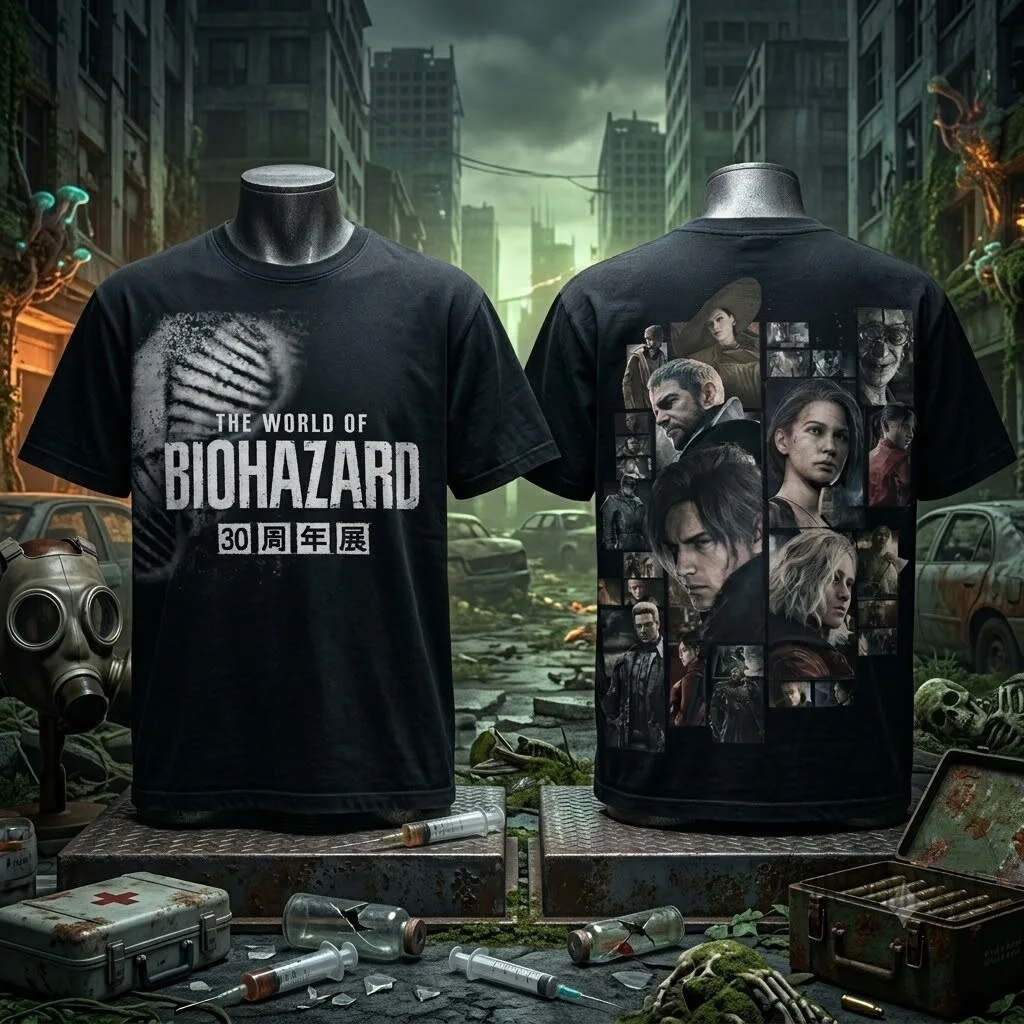 THE WORLD OF BIOHAZARD 30th Anniversary Exhibition Shirt 10 THE WORLD OF BIOHAZARD 30th Anniversary Exhibition Shirt
