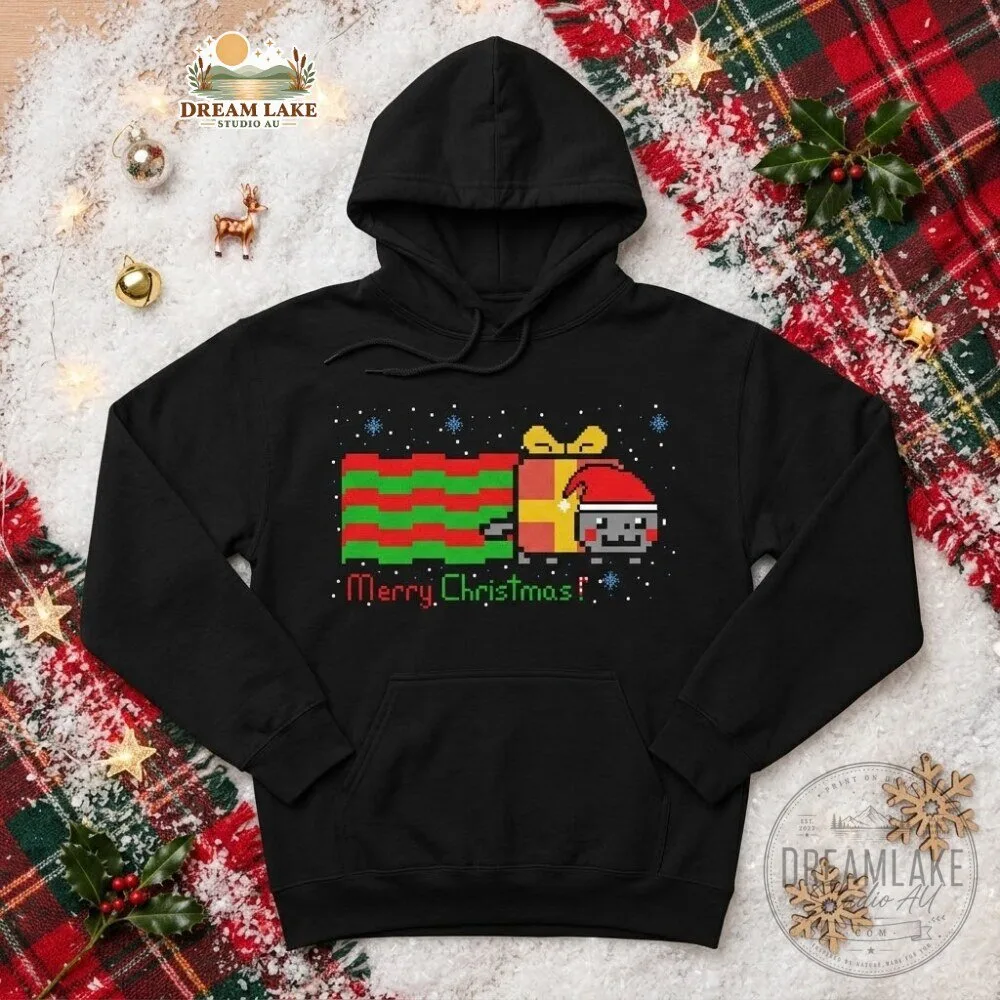 Nyan Cat Merry Christmas Holiday Hoodie