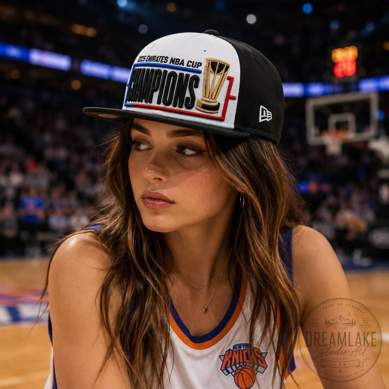 NBA Cup Champions New York Knicks Snapback Hat 10 NBA Cup Champions New York Knicks Snapback Hat