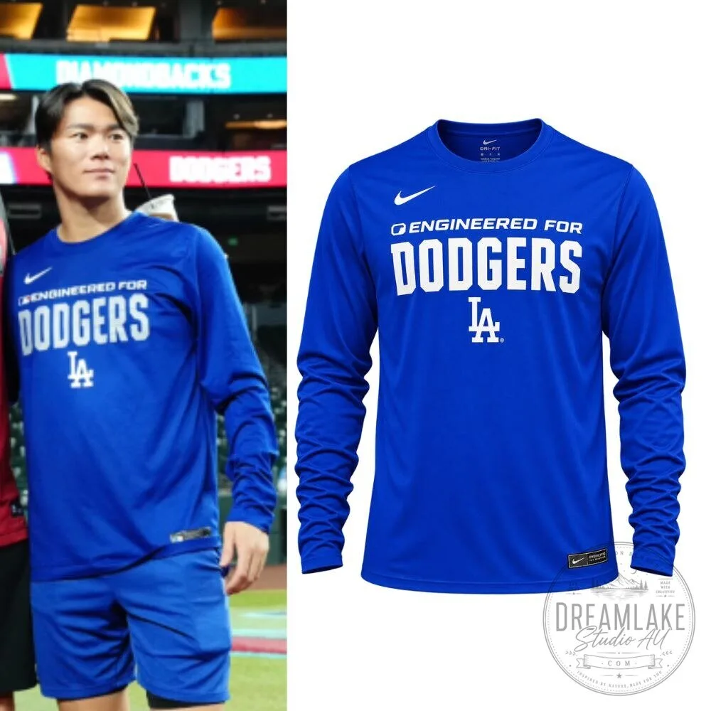 Nike Los Angeles Dodgers MLB Long Sleeve Shirt 9 Nike Los Angeles Dodgers MLB Long Sleeve Shirt