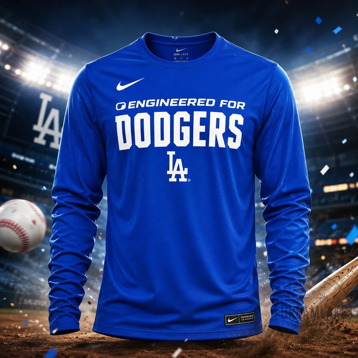 Nike Los Angeles Dodgers MLB Long Sleeve Shirt 11 Nike Los Angeles Dodgers MLB Long Sleeve Shirt
