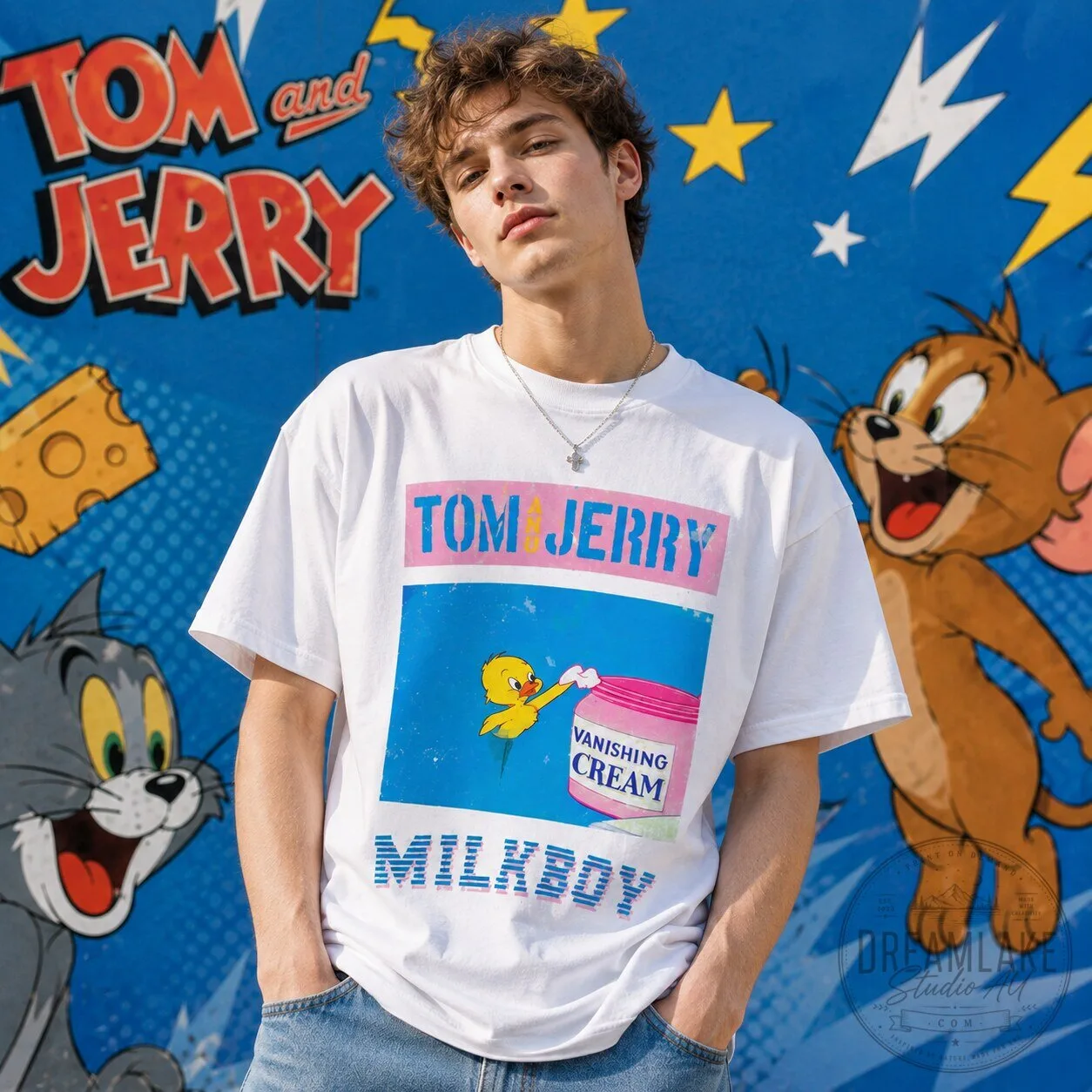 Tom And Jerry x Milkboy Vanishing Cream T-Shirt 9 Tom And Jerry x Milkboy Vanishing Cream T-Shirt