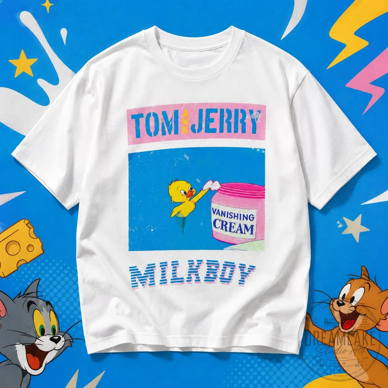 Tom And Jerry x Milkboy Vanishing Cream T-Shirt 10 Tom And Jerry x Milkboy Vanishing Cream T-Shirt