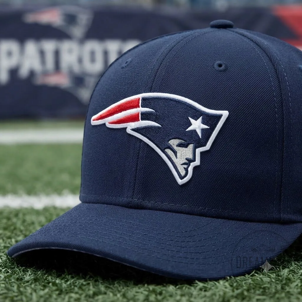 New England Patriots Navy Blue Baseball Cap 8 New England Patriots Navy Blue Baseball Cap