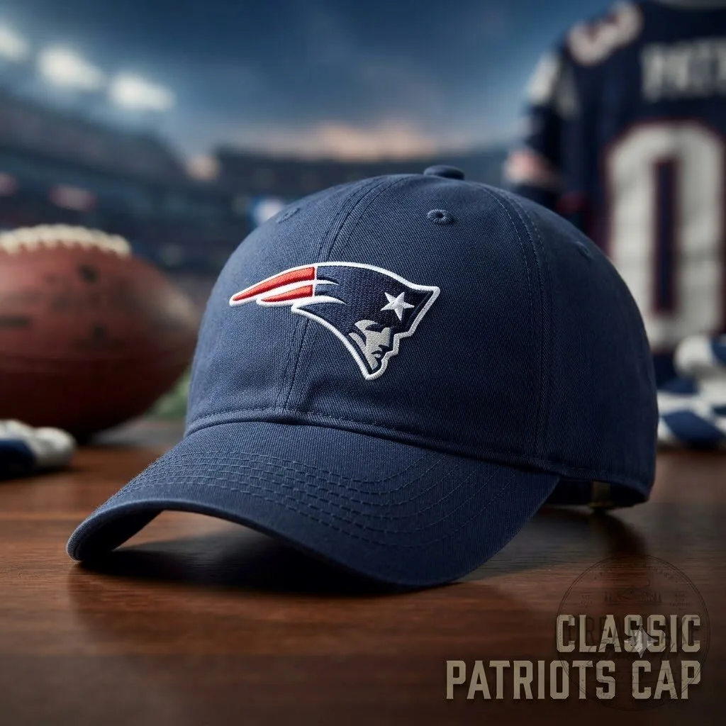New England Patriots Navy Blue Baseball Cap 9 New England Patriots Navy Blue Baseball Cap