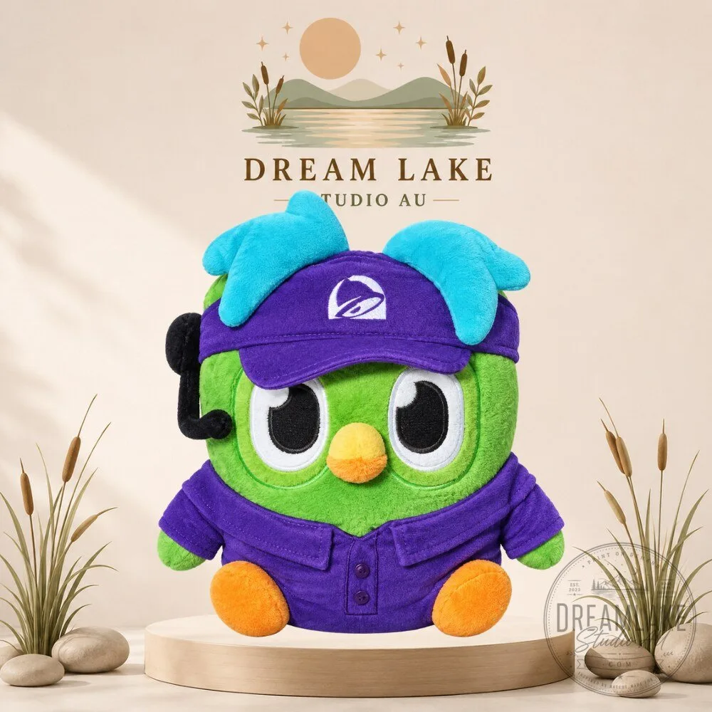 Duolingo Taco Bell Employee Plush Toy 6 Duolingo Taco Bell Employee Plush Toy