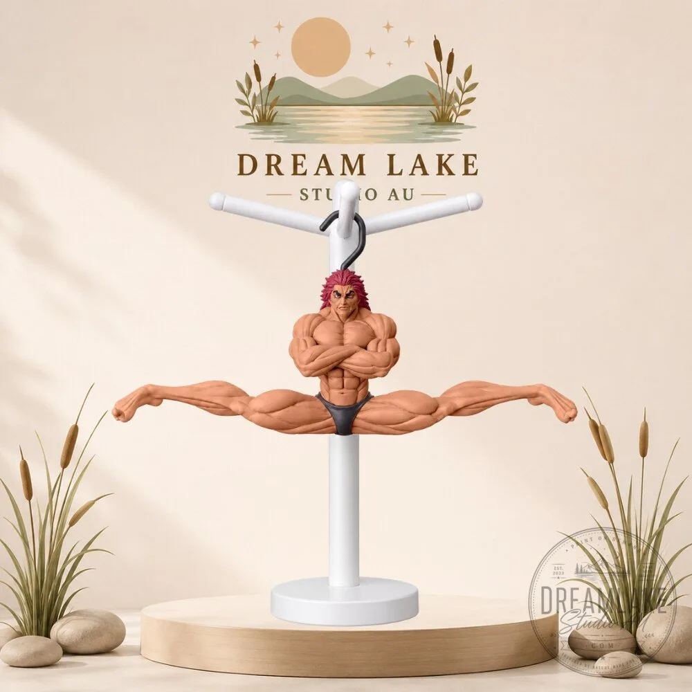 Baki Yujiro Hanma Clothes Hanger Statue