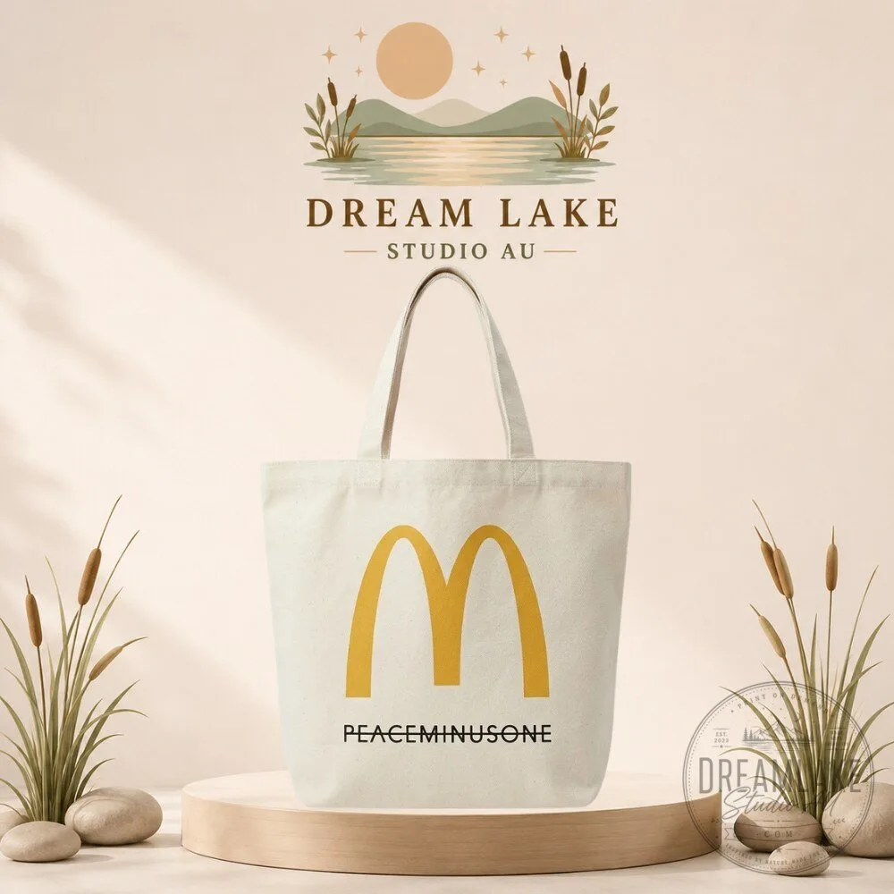 PEACEMINUSONE x McDonald Canvas Tote Bag