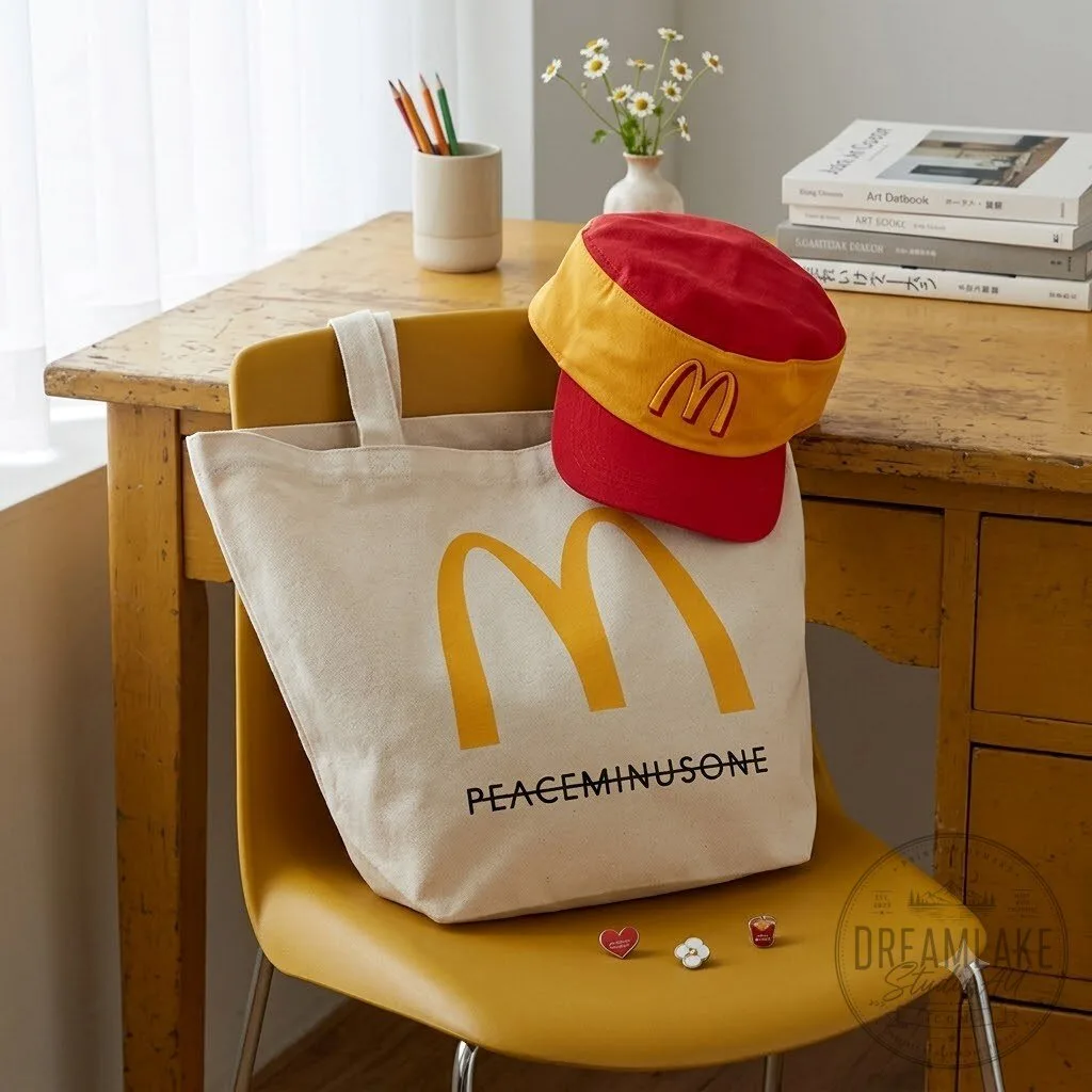 PEACEMINUSONE x McDonald Canvas Tote Bag 11 PEACEMINUSONE x McDonald Canvas Tote Bag