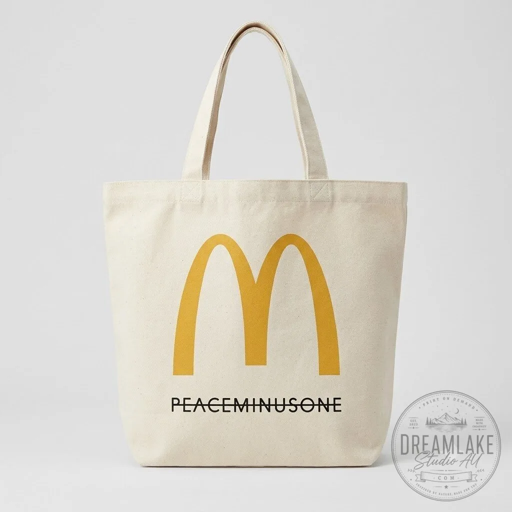 PEACEMINUSONE x McDonald Canvas Tote Bag 13 PEACEMINUSONE x McDonald Canvas Tote Bag