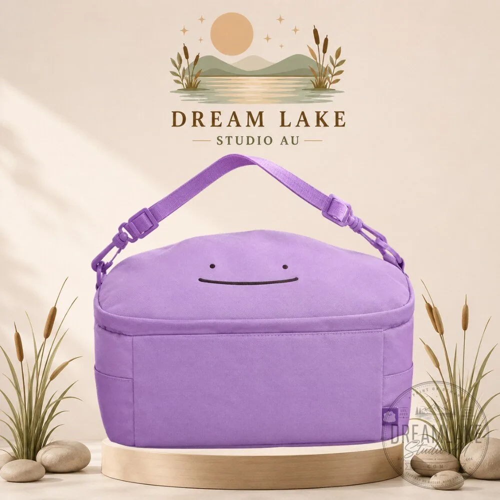 Pokemon Ditto Purple Makeup Bag