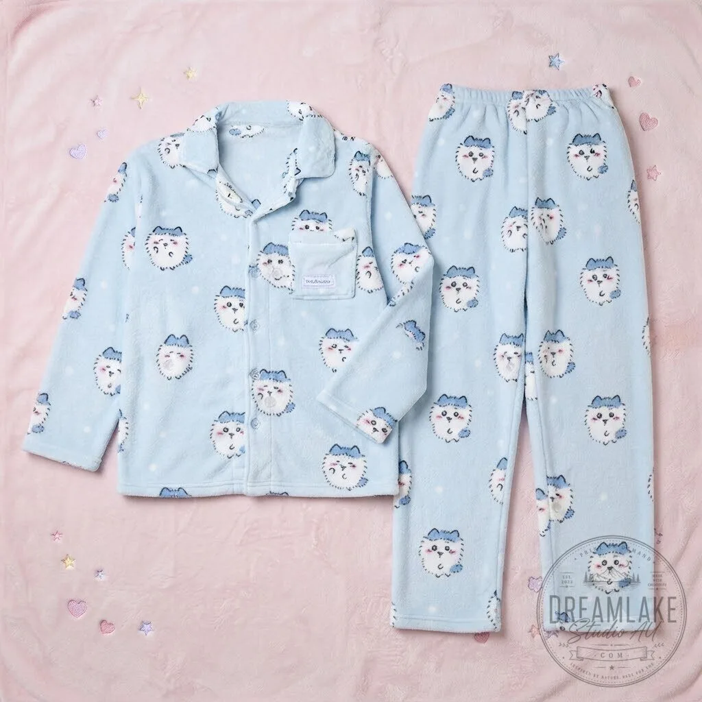 Kawaii BLUE SKY Chiikawa Sleep Pajamas